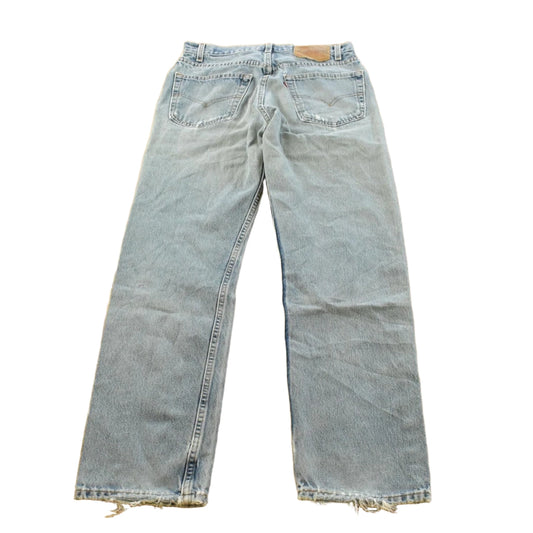 Vintage 1990s Levi's 505 Regular Straight Fit Denim Blue Jeans Men's 32 x 29