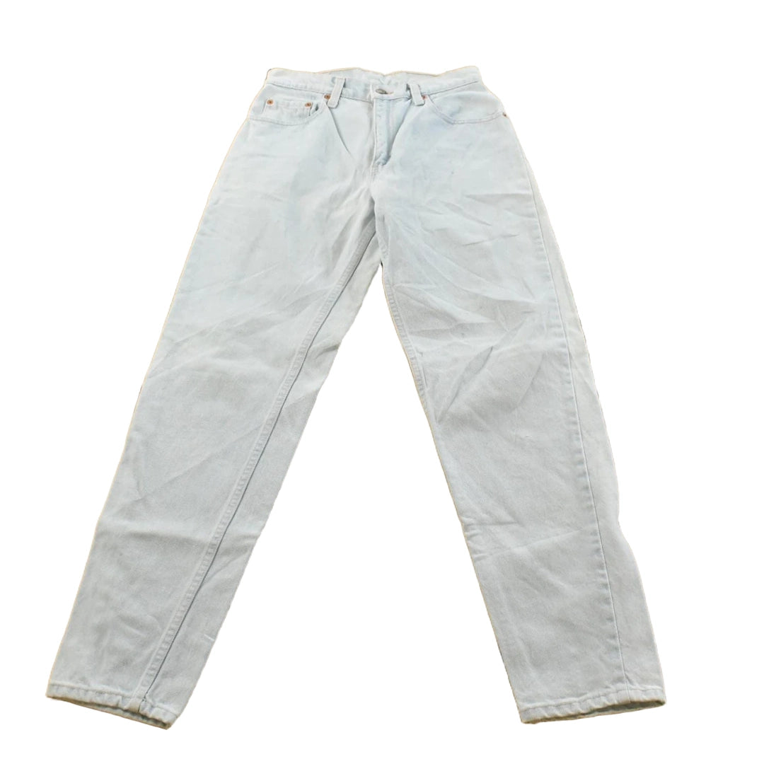 Vintage 1990s Levi's 550 Relaxed Fit Denim Light Wash Blue Jeans Men's 26 x 30