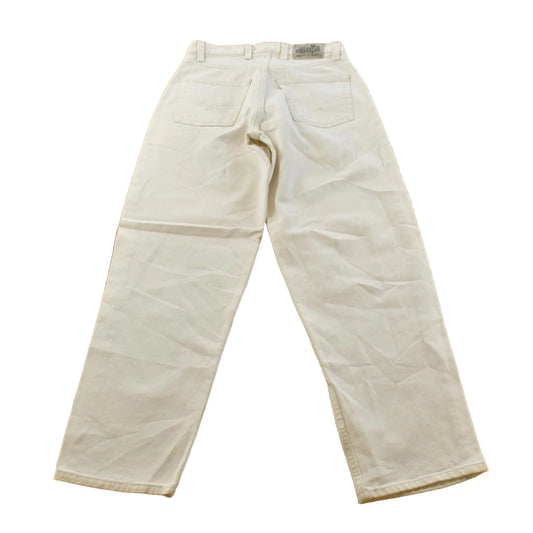 Vintage 1990s Levi Silver Tab Baggy Wide Leg Denim White Jeans Men's 28 x 29.5