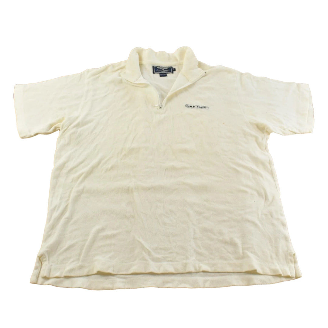 Vintage 1990s Polo Sport Ralph Lauren Quarter Zip Shirt Men's XL