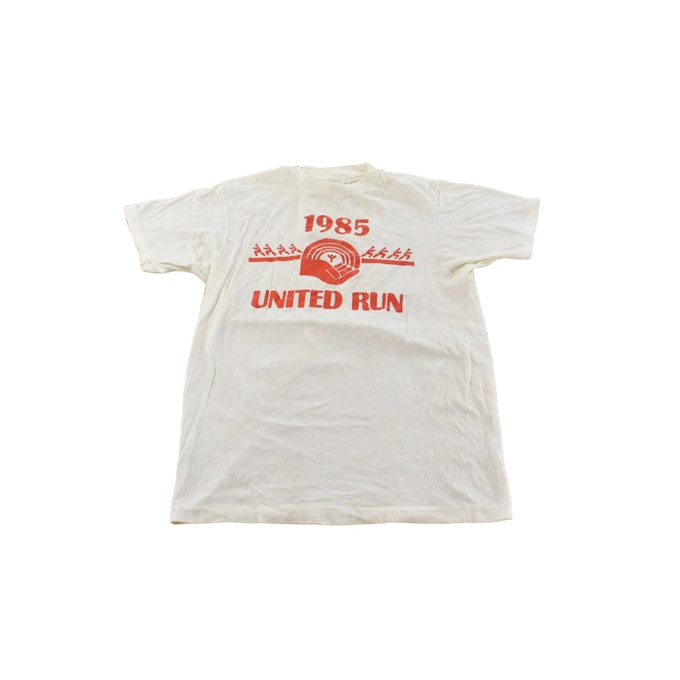 Vintage 1985 United Run Graphic Souvenir T-Shirt Men's S