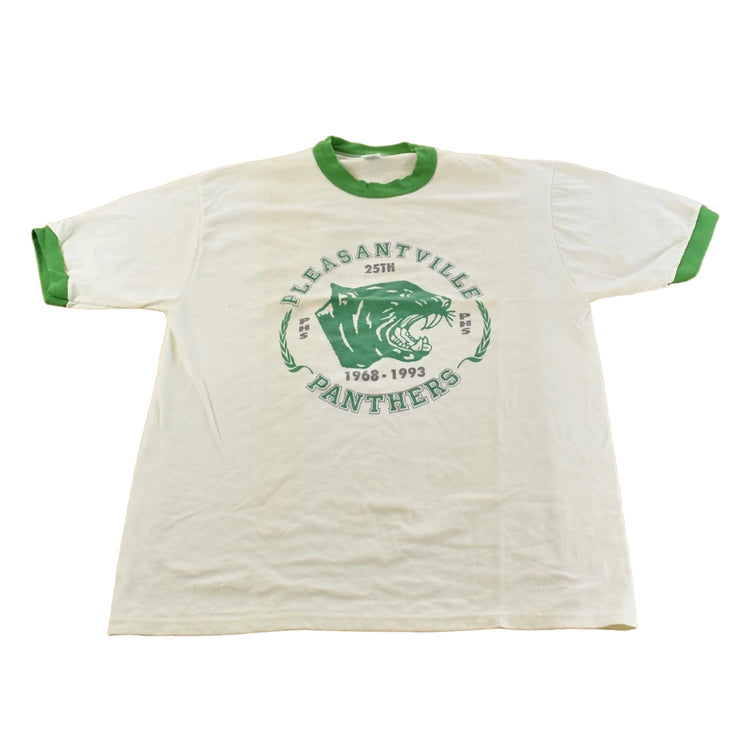 Vintage 1990s Pleasantville Panthers Collegiate Ringer T-Shirt Men's XL
