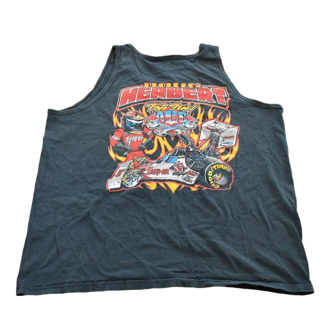 Vintage 1990s Snap-On Graphic Tank Top Men's XL
