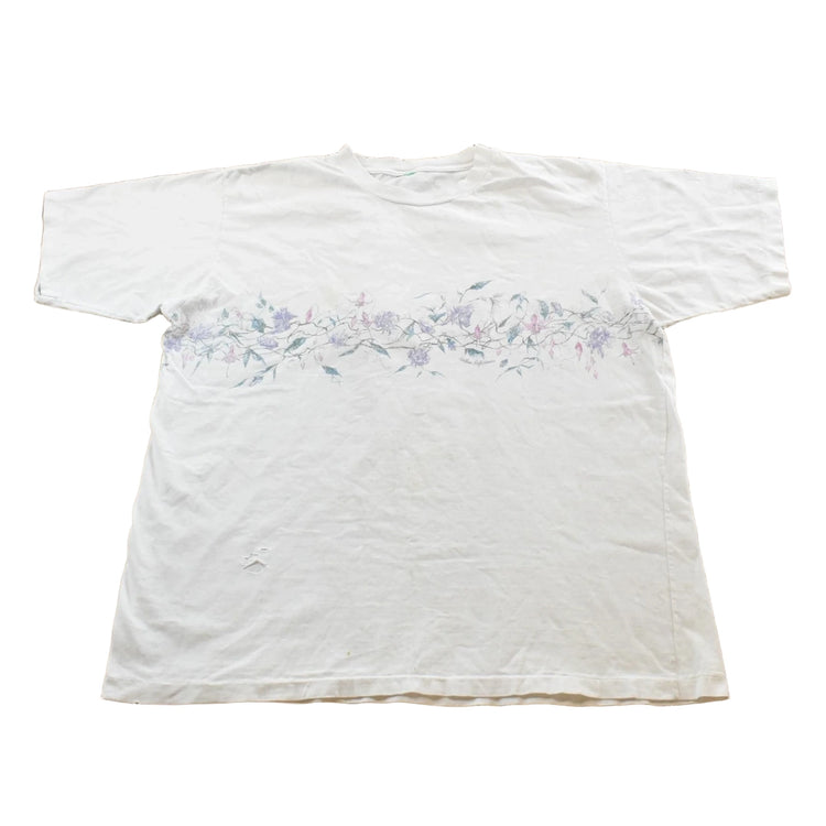 Vintage 1990s Floral T-Shirt Men's XL