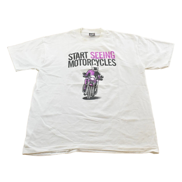 Vintage 1990s Motorcycle Safety Minnesota T-Shirt Men's XL