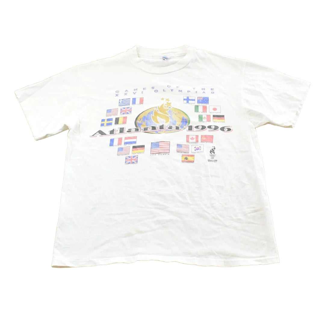 Vintage 1996 Atlanta Olympics Graphic T-Shirt Mens M