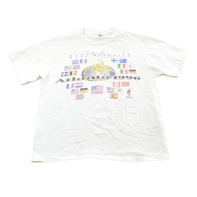 Vintage 1996 Atlanta Olympics Graphic T-Shirt Mens M