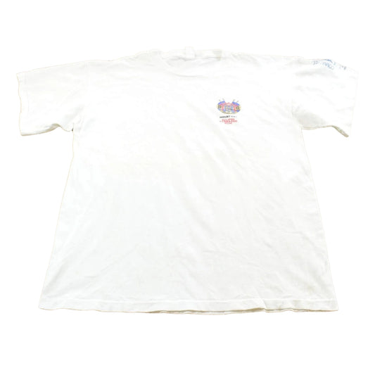 Vintage 1996 Mount Gay Eclipse Barbados Rum Graphic T Shirt Mens L