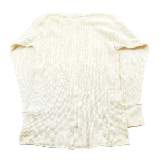 Vintage 1980s Cherokee Blank Thermal Long Sleeve T-Shirt Men's S