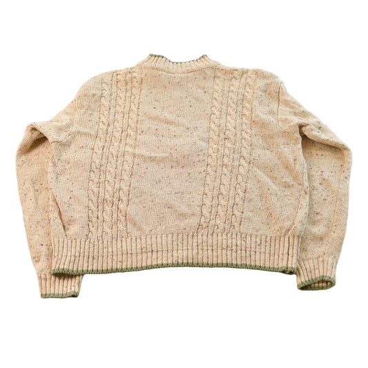 Vintage 1990s Liz Wear Knit Abstract Pattern Mockneck Sweater Womens L