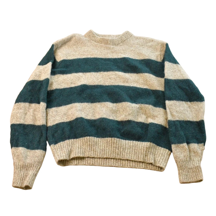 Vintage 1980s L.L. Bean Ragg Striped Wool Knit Crewneck Sweater Men's M