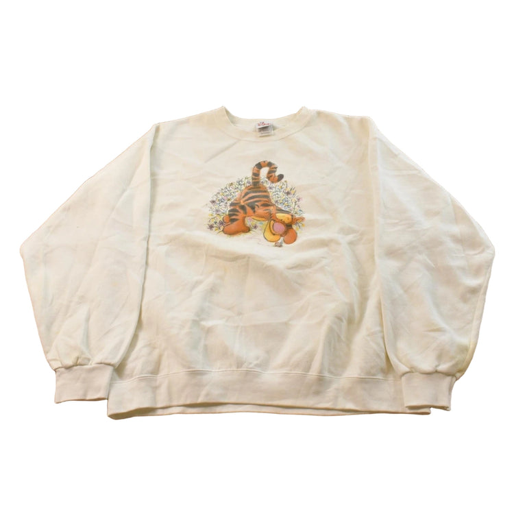 Vintage 1990s Tigger Winnie The Pooh Disney Crewneck Sweatshirt Men's Large
