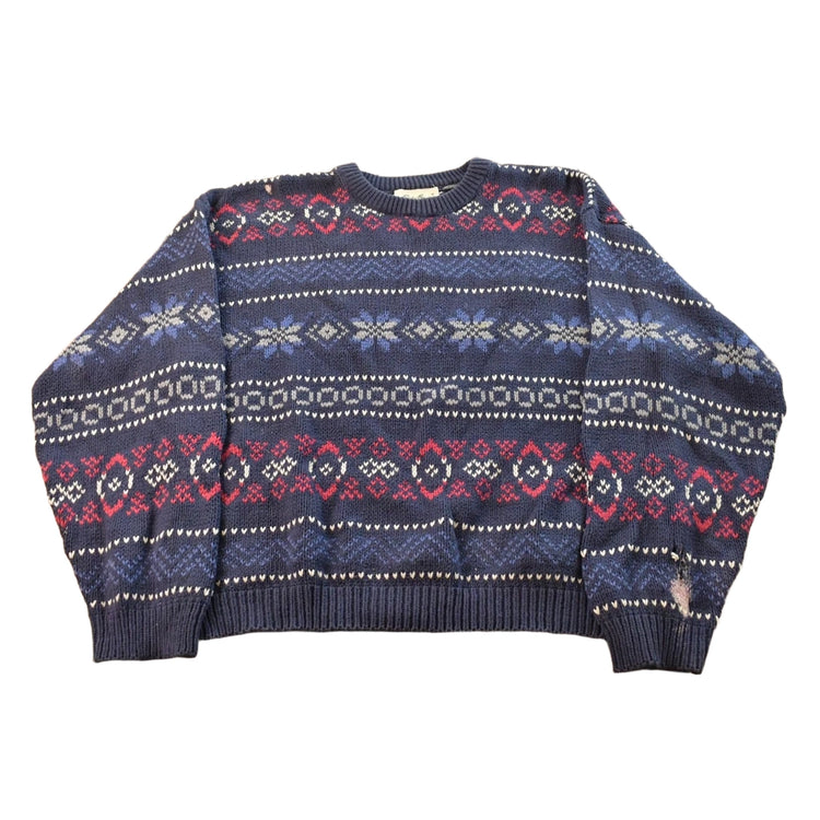 Vintage 1990s Eddie Bauer Knit Crewneck Sweater Men's Large