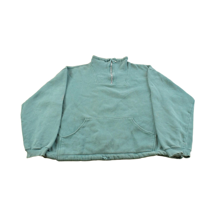 Vintage 1990s Levi's Blank Quarter Zip Sweatshirt Men's M