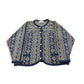 Vintage 1990s Tally Ho Knit Pattern Cardigan Sweater Women's XL