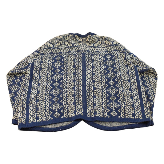 Vintage 1990s Tally Ho Knit Pattern Cardigan Sweater Women's XL