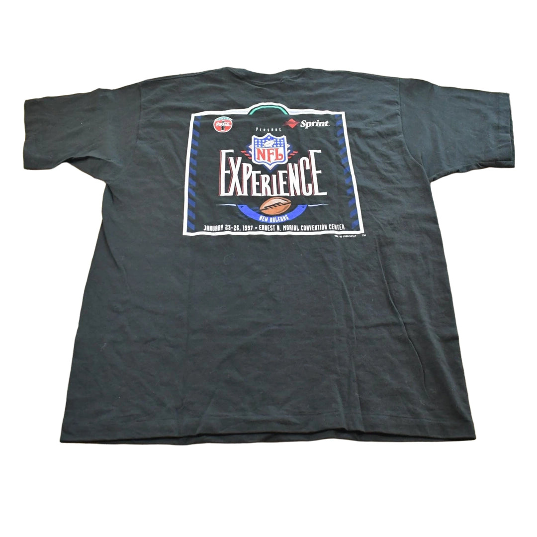 Vintage 1997 Pro Player Super Bowl 31 New Orleans Louisiana NFL Experience T-Shirt Mens XL