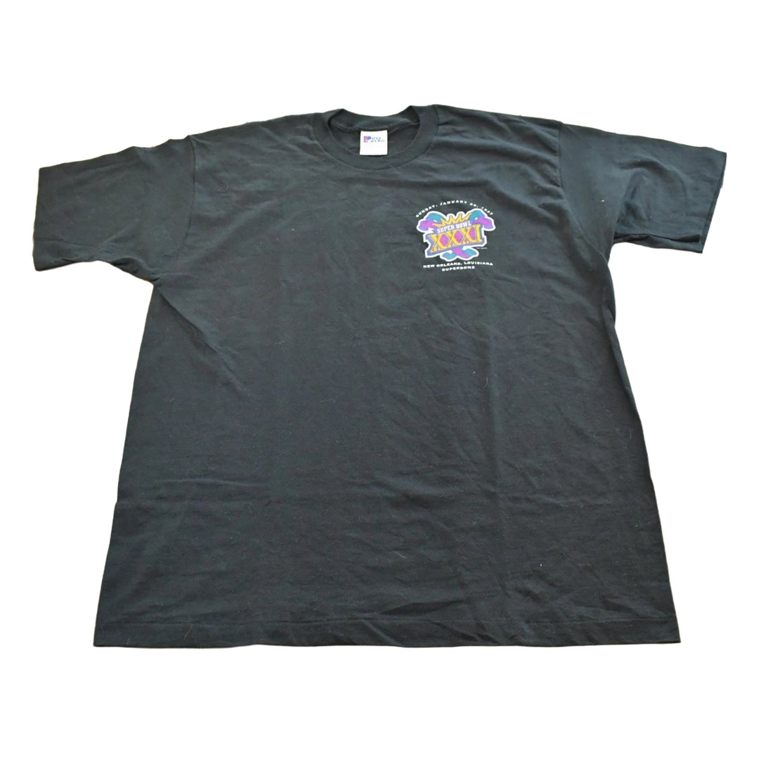 Vintage 1997 Pro Player Super Bowl 31 New Orleans Louisiana NFL Experience T-Shirt Mens XL