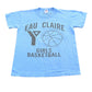 Vintage 1990s Youth Russell Athletic Eau Clair YMCA Girls Basketball T-Shirt Youth L
