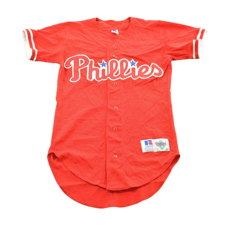 Vintage 1990s Philadelphia Phillies Russell Athletic Diamond Collection MLB Jersey Mens S