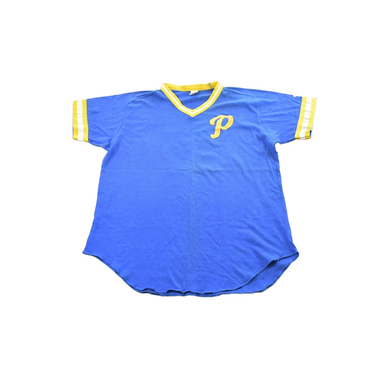 Vintage 1980s P Patch Baseball Jersey Men's L