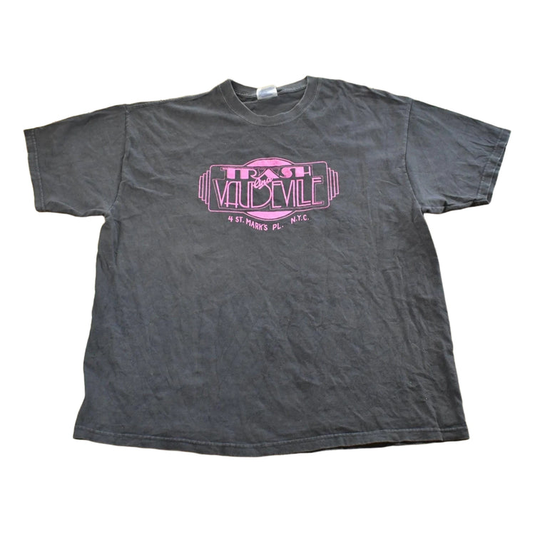 Vintage 1990s Hanes Beefy Trash & Vaudeville Punk T-Shirt Mens XL