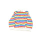 Vintage 1980s Sears Striped Rugby Polo Collared Sweatshirt Youth 6