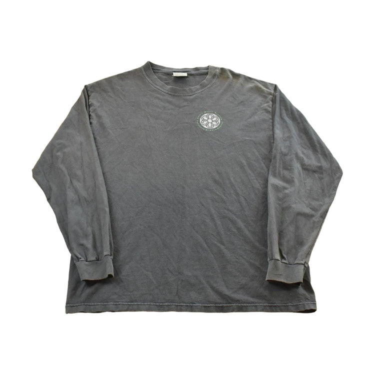 Vintage 1990s Celtic Music Society Long Sleeve Graphic T Shirt Mens L