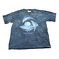 Vintage Y2K The Mountain Dolphins Moon Tie Dye T-Shirt Mens S