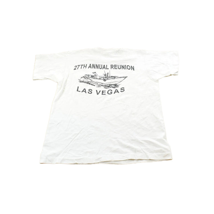 Vintage 1990s Game Wardens of Vietnam Las Vegas Reunion Army Souvenir T-Shirt Mens M