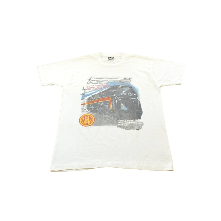 Vintage 1995 Steam Train Single Stitch T-Shirt Mens L