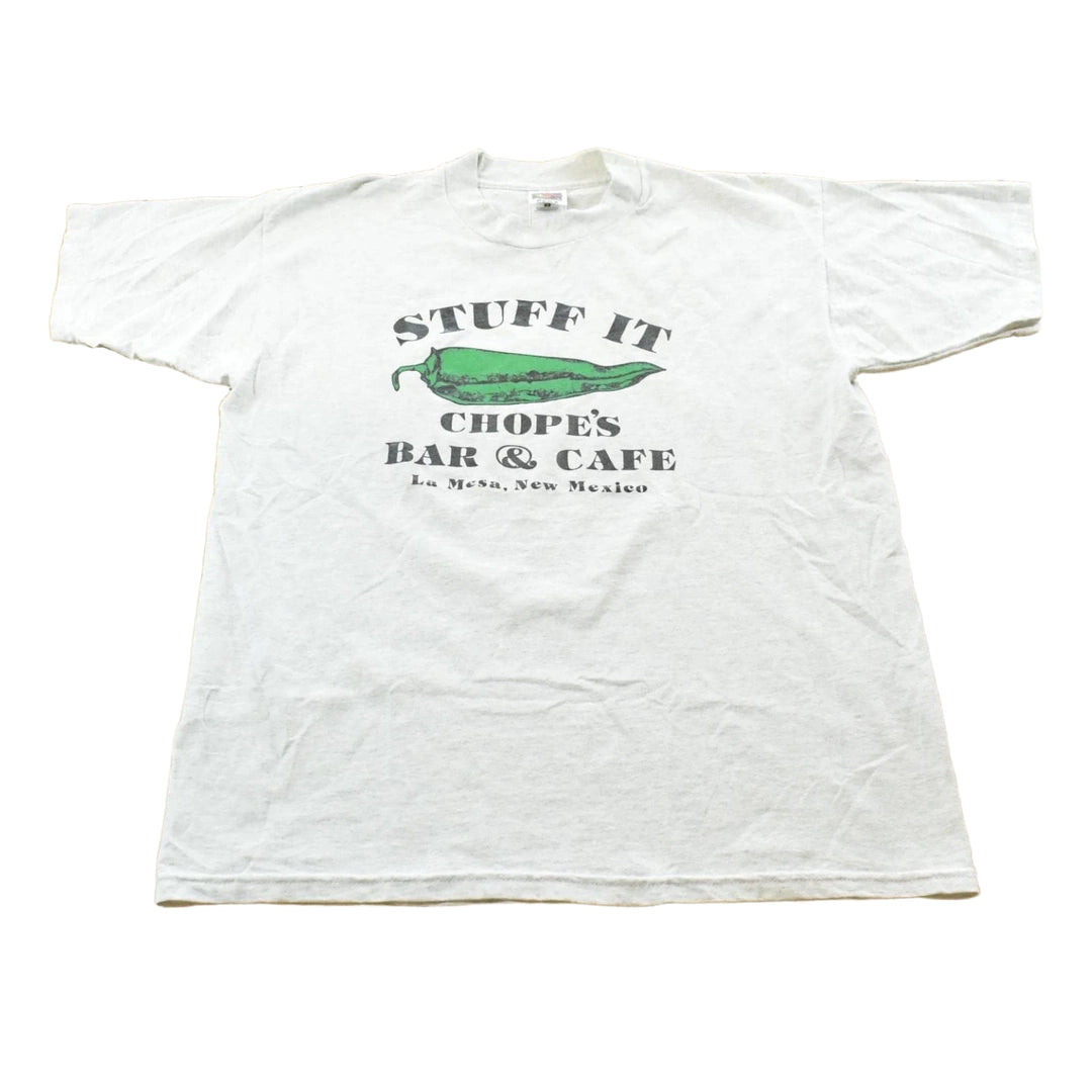 Vintage 1990s Chope's Bar Cafe La Mesa New Mexico Souvenir Travel T-Shirt Mens L
