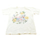Vintage 1990s Flowers Floral Hummingbird T-Shirt Mens S
