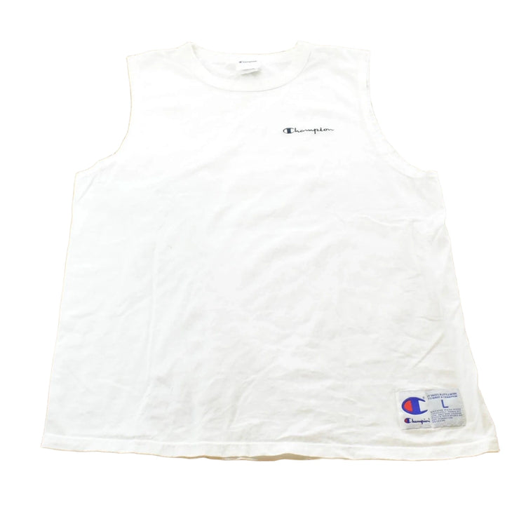 Vintage 1990s Champion Spellout Tank Top Men's L