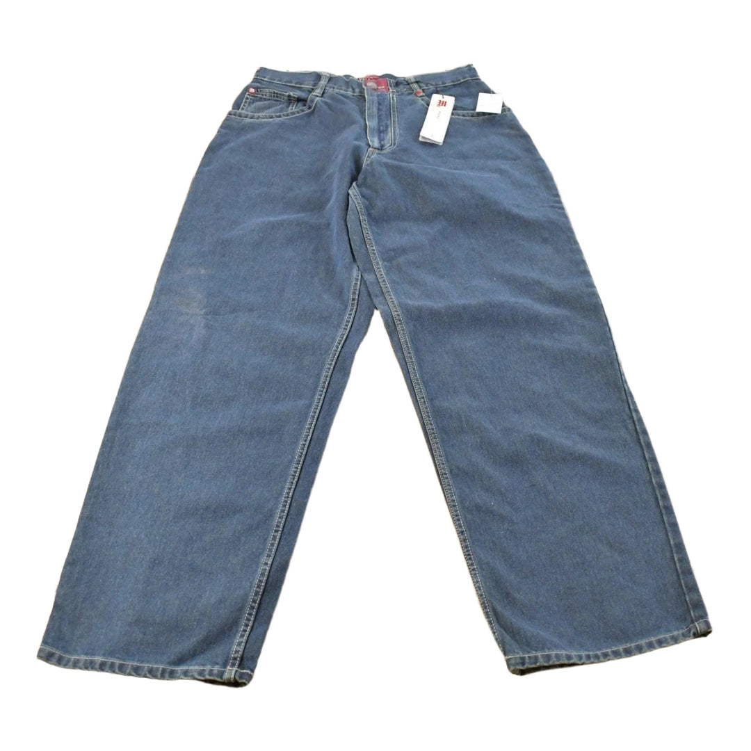 Vintage Makaveli Tupac Denim Jeans Y2K Hip Hop Streetwear (31 x 33 NWT)