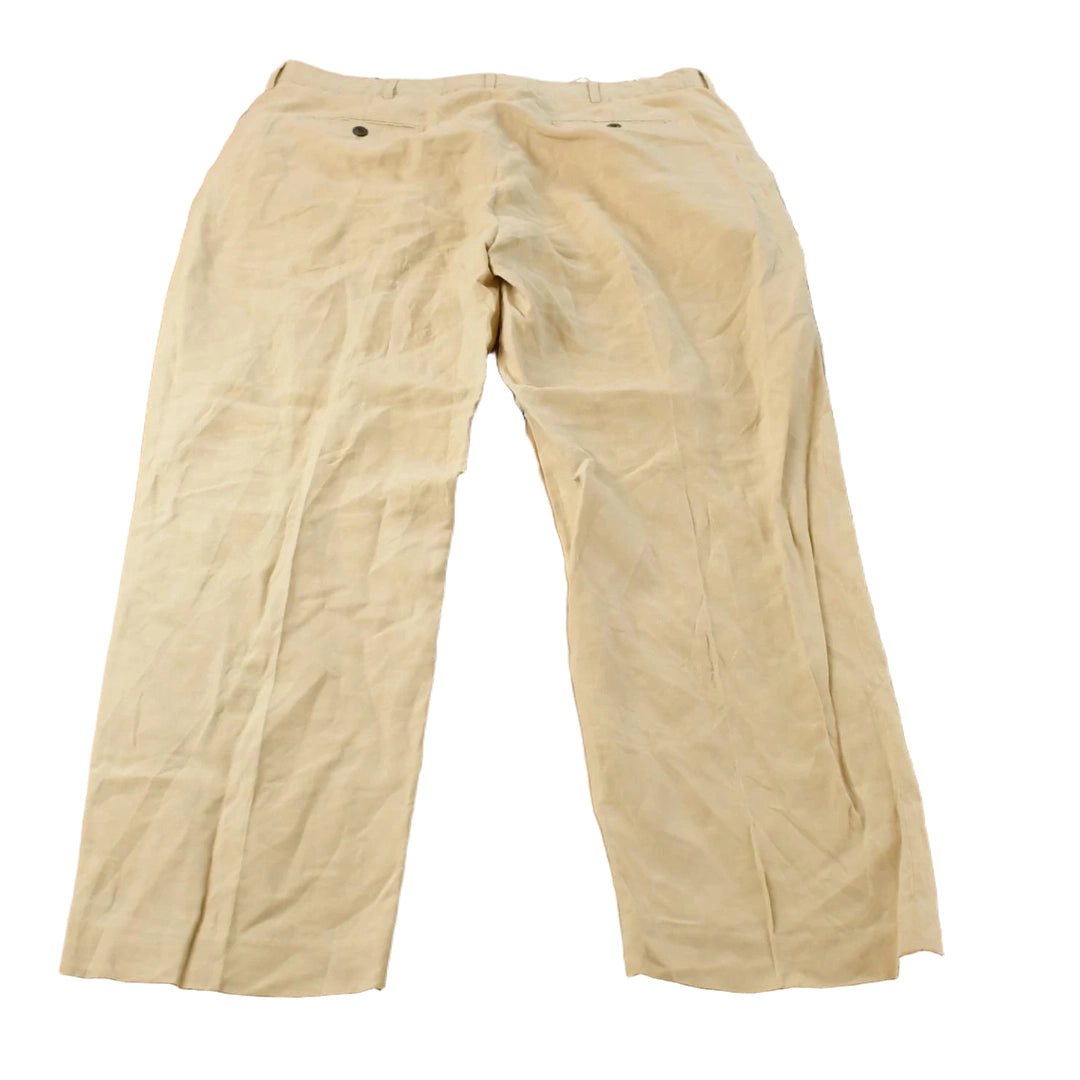 Vintage 1990's Polo Ralph Lauren Linen Silk Trousers Men's 38 x 30