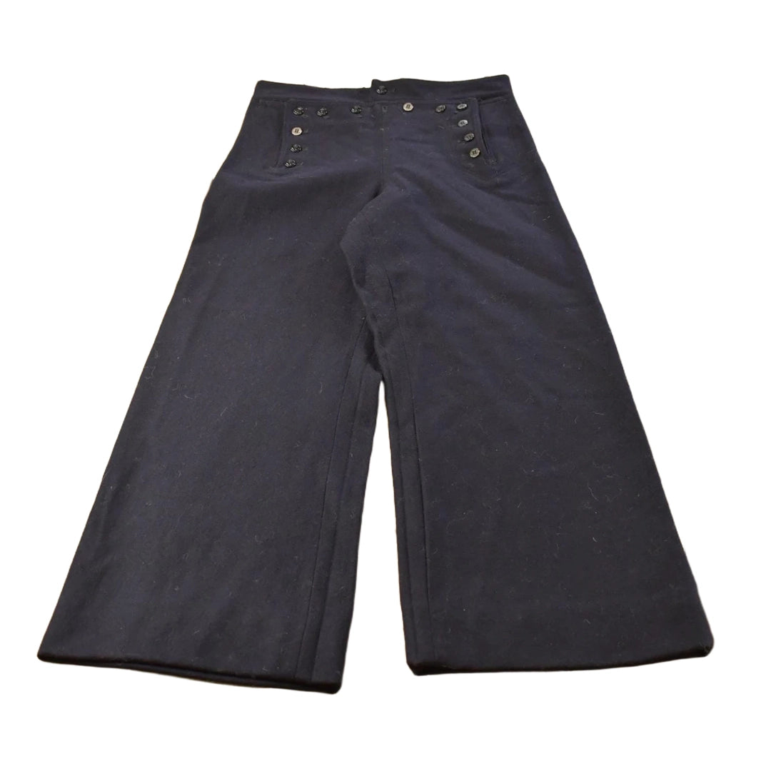 Vintage 1960s US Navy Laced Fly Bell Bottom Pants Men's 32 x 27