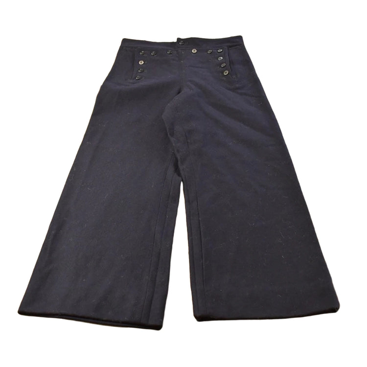 Vintage 1960s US Navy Laced Fly Bell Bottom Pants Men's 32 x 27