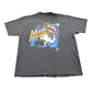 Vintage 1990 Just Brass Rebel Rider Moonlit Ride Motorcycle T-Shirt Mens M