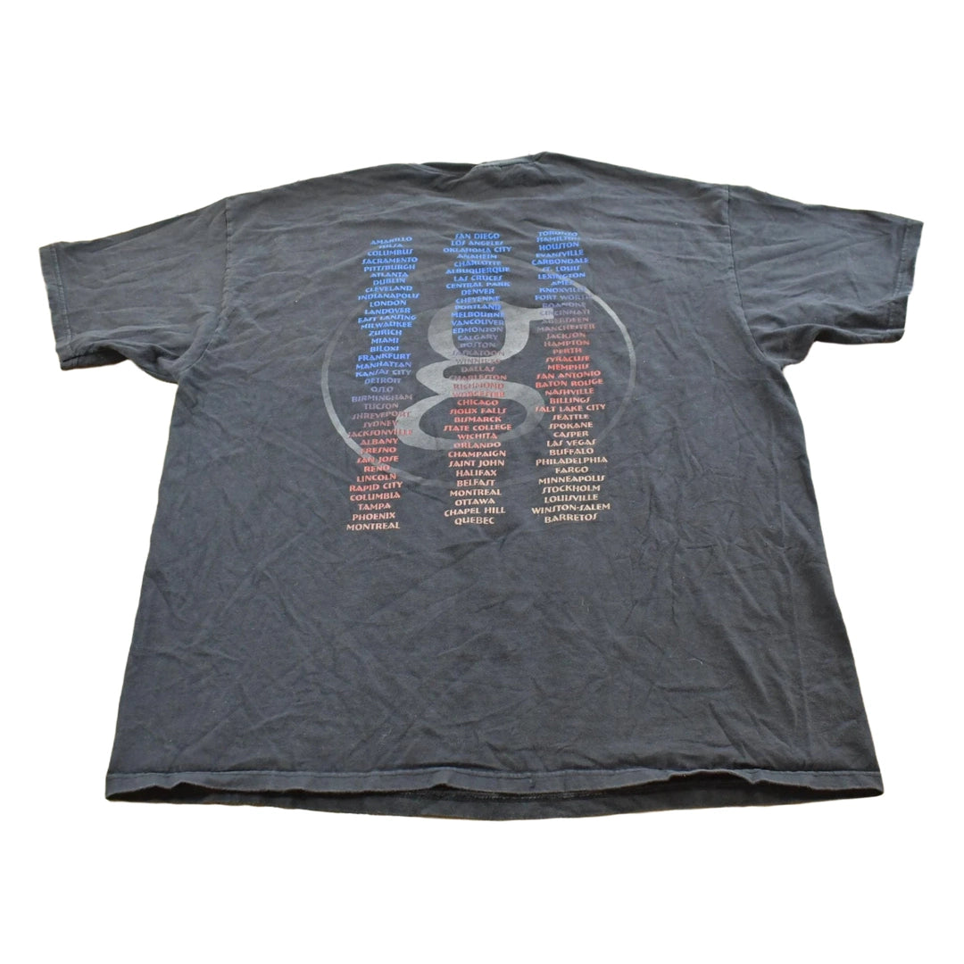 Vintage 1996 The Garth Brooks World Tour Graphic T-Shirt Mens 2XL