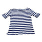 Vintage 1990s Lauren Ralph Lauren Striped Boating T-Shirt Women's Medium