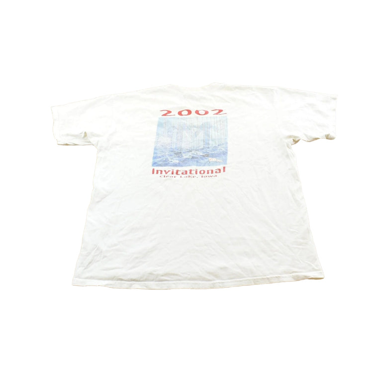 Vintage 2002 Clear Lake Invitational Sailing Souvenir T-Shirt Mens XL