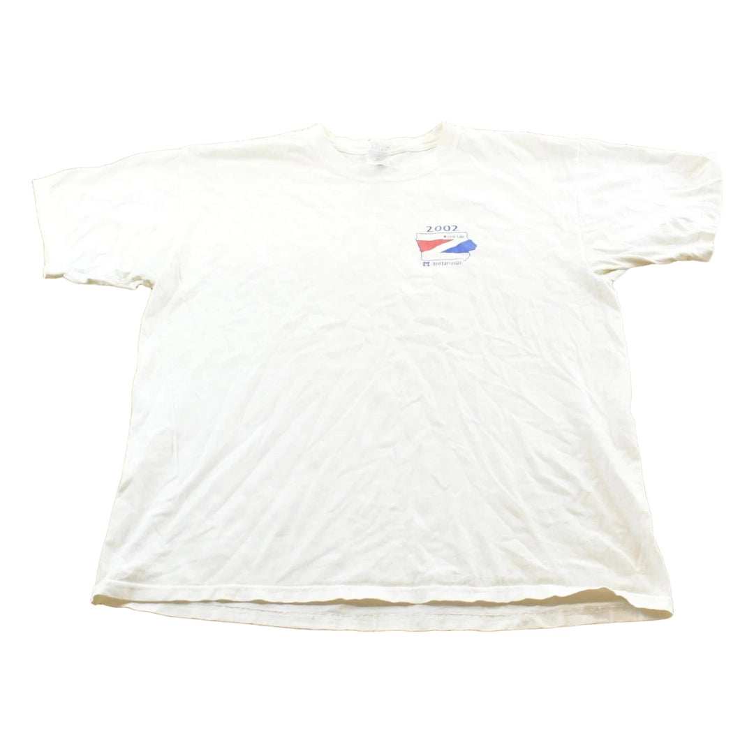 Vintage 2002 Clear Lake Invitational Sailing Souvenir T-Shirt Mens XL
