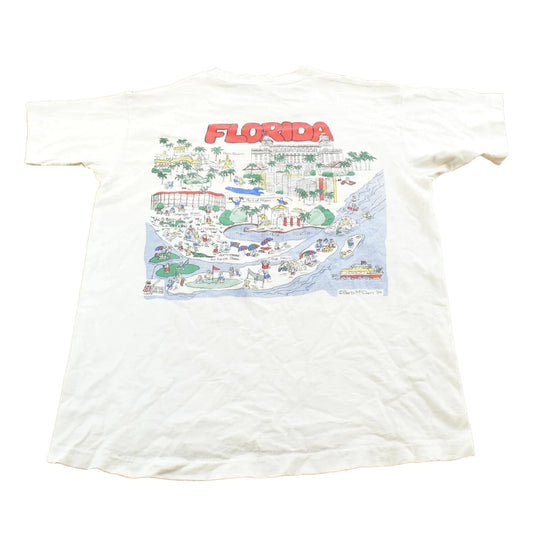 Vintage 1990s Florida Travel Souvenir T Shirt Men's M