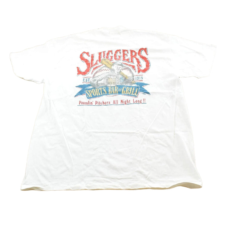 Vintage 1991 Sluggers Sports Bar & Grill Marthas's Vineyard T-Shirt Men's 2XL