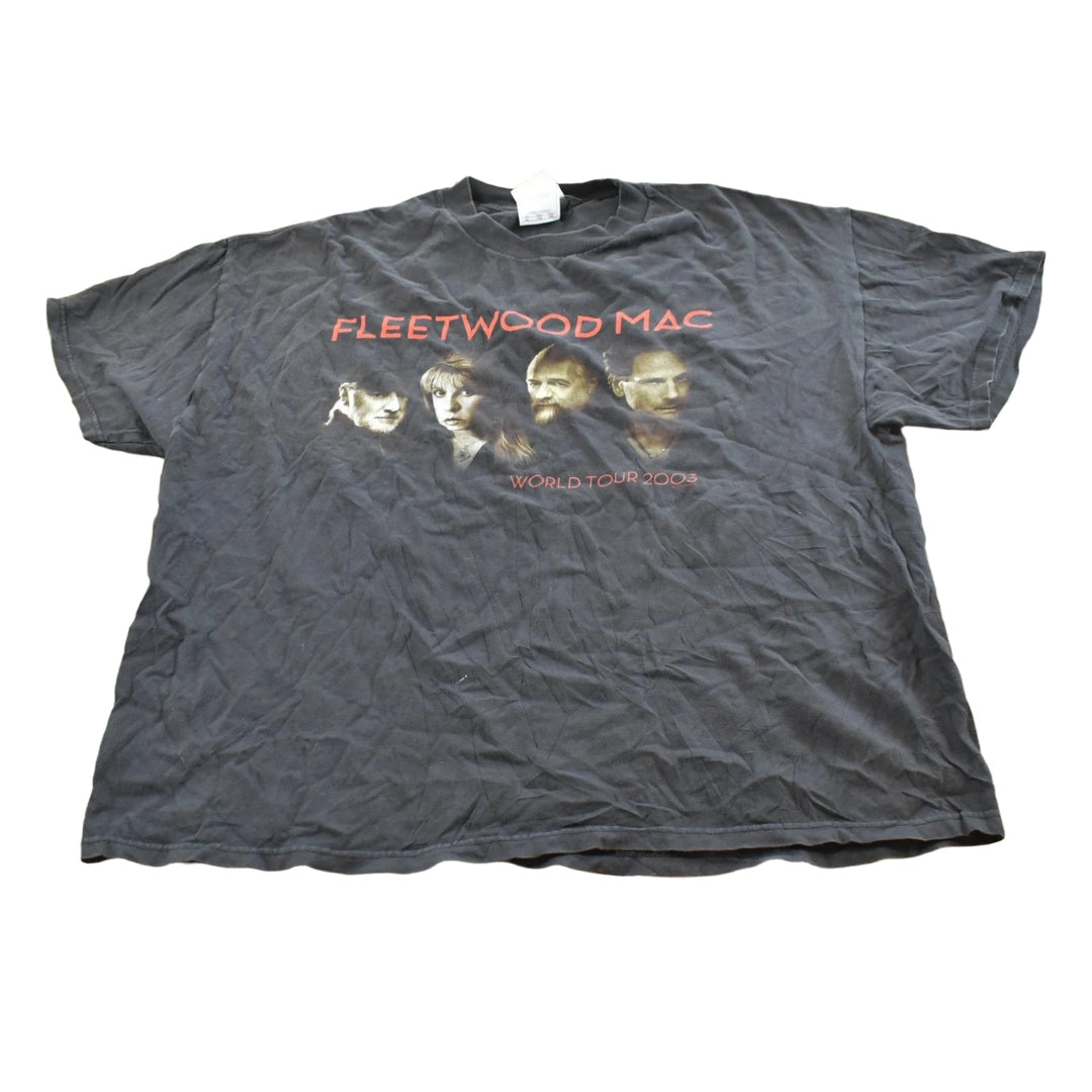 Vintage 2003 Fleetwood Mac World Tour Band T-Shirt Mens XL