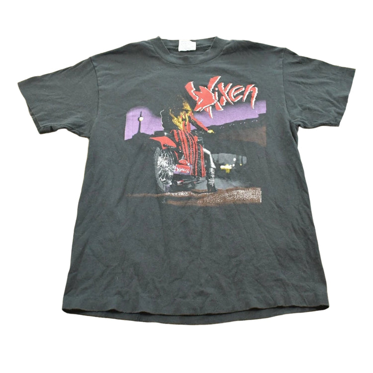Vintage 1988 Vixen Edge of a Broken Heart Rock Band T Shirt M Men's Medium