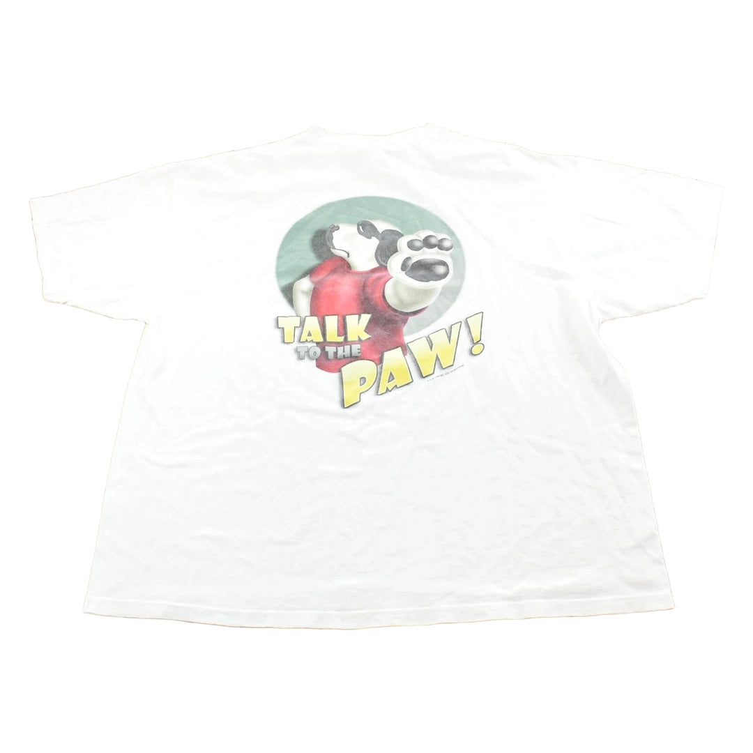 Vintage 1999 Big Dogs Talk to the Paw Funny Graphic T Shirt Mens 2XL