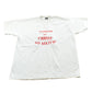 Vintage 1990s Cancer vs Christ Embroidered T-Shirt Mens L