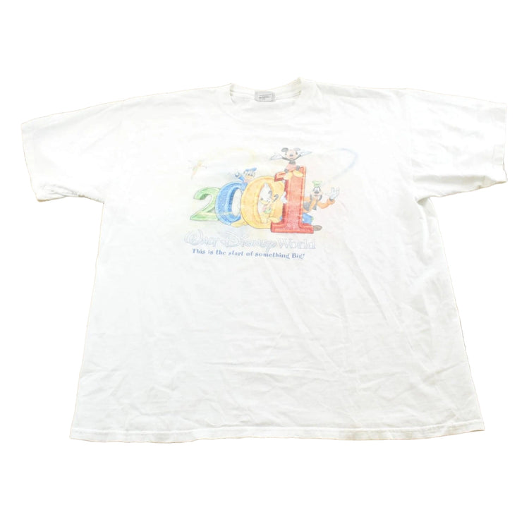 Vintage 2001 Mickey Mouse Walt Disney World T-Shirt Mens 2XL